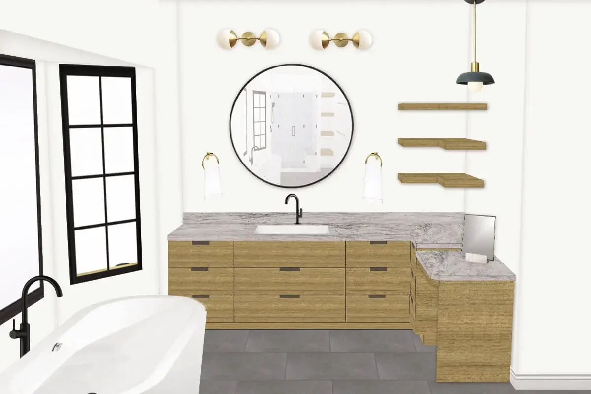 Stacy Graves bathroom design concept
